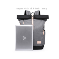 2019 New Models Nylon Men Bags Roll Top Charging USB  Anti-theft Backpack Laptop Waterproof